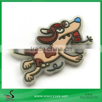 Sinicline 3D Dog Rubber Patch For Kid's Clothing