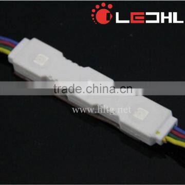 Injection RGB LED Module 0.72W Shenzhen factory pixel led module DC12V 120 degree for back light sign