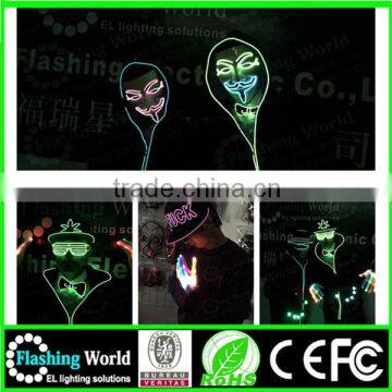 The cheappest price summer popular Best service plastic flashing light up led glasses