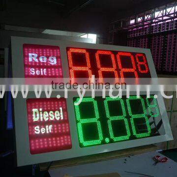 Customized Digital Led Gas Price Display Board/3G Control System/waterproof photo-2