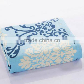 Warm Colourful Cotton Blanket,beautiful Jacquard and Soft Handfeeling Towel Blanket photo-2