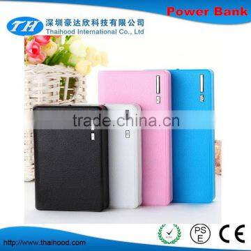 2015 high capacity power bank portable charger power bank with wallet shape