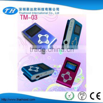 clip mini digital MP3 Player with LCD screen