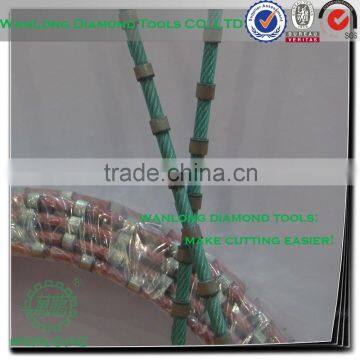 11mm wire saw for concrete cutting, diamond wire for used on concrete wire saw machine