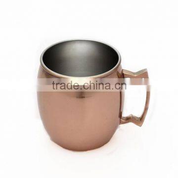 Attractive 2016 hot selling made in china copper plated drinking mug