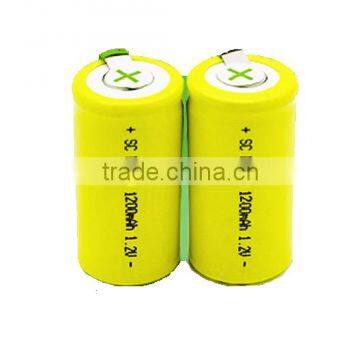 ni-cd sc 1200mah rechargeable battery 1.2v