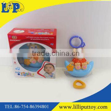 Educational cartoon musical baby rattle toy