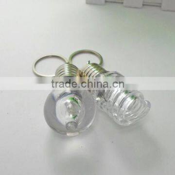 New Design Bulb Shape Crystal Keychain