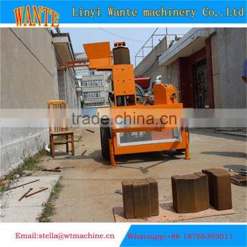WT1-20 Manual Interlock Mud Brick Machine Ompressed Earth Interlocking Block Machines photo-3