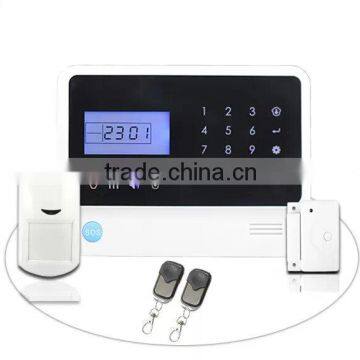 Fashion home alarm system display at HK Fair,GSM alarm|wireless alarm system for house residence