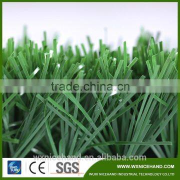 Chinese artificial grass for soccer football and athletic venues sand and green granules included