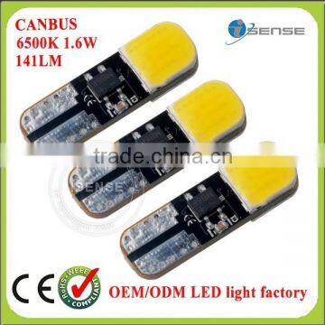 Most popular in EU&US market canbus led w5w car lamp bulbs DC 9V-30V make-up mirror light