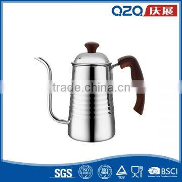Americano long coffee dripper/700ml stainless steel pour over kettle/Amazon hot sell coffee pot