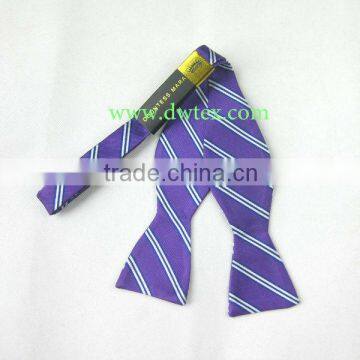 Mens self tie bow ties with factory price