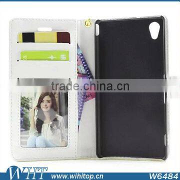 Premium Lanyard Card Slot Flip Leather Case for Sony Xperia M4 Aqua photo-6