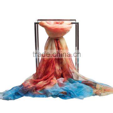 Fashion Big Size silk scarf manufacturing