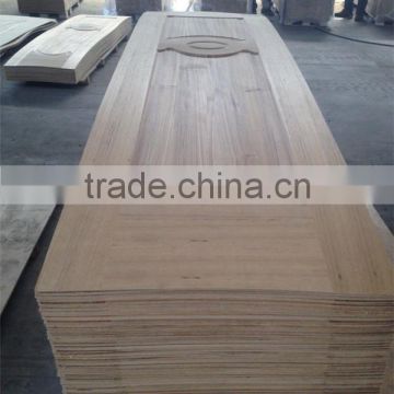 2.7mm teak veneer hdf moulded door skin