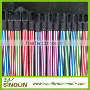 colorful pvc wooden brom pole with wholesale price