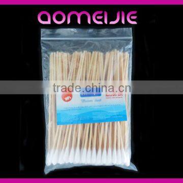 Customized bamboo stick medical cotton buds