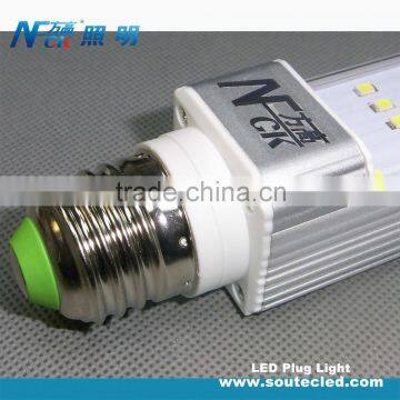 Replaceable Driver Design G24 E27 12w WW NW CW 110v 220v SMD Horizontal Plug LED Bulb photo-5