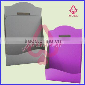 Different colour cardboard counter display/cosmetic counter display/cardboard pop display/wall hanging display