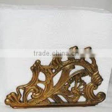 Brass napkin holder