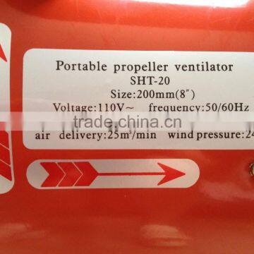 250mm 10" 110 Volt Industrial Portable Exhaust Fan With Japanse Plug photo-5