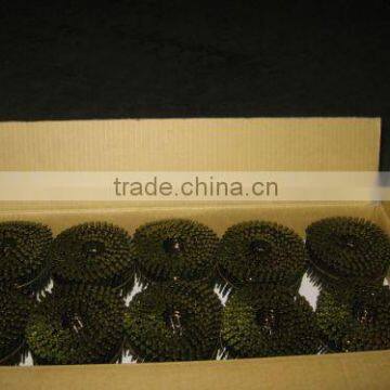 Galvanized Umbrella Smooth/twist Shank Coil Roofing Nails photo-6