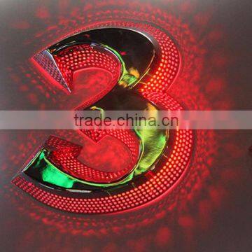 Acrylic Led Steel Sign Letter Backlit Logo