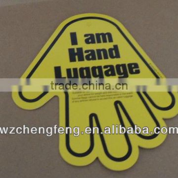 Wholesale die cut stickers hand shape adhesive label