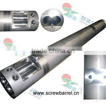 Bimetallic parallel twin screw and barrel for PVC sheet pipe/twin bimetallic screw barrel