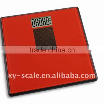 Solar body scale with big LCD