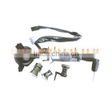 Ignition key set for peugeot 206,5pcs/set