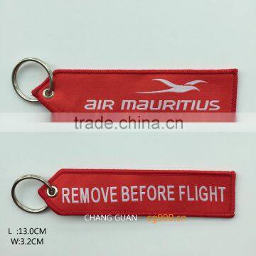 The woven label custom keychain maker