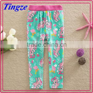 New arrival fashion wholesale comfortable girls pants my little pony custom printed leggings TR-A67