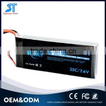 7.4V 22000mAh 2cell 25C pro lipo battery cell pack rc