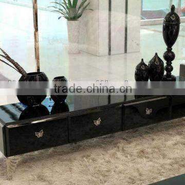 Stainless steel leg floor TV cabinet (LS-565)