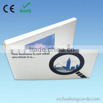 2.4- inches hot sale mp4 hd video brochure/ lcd video brochure card/video brochure