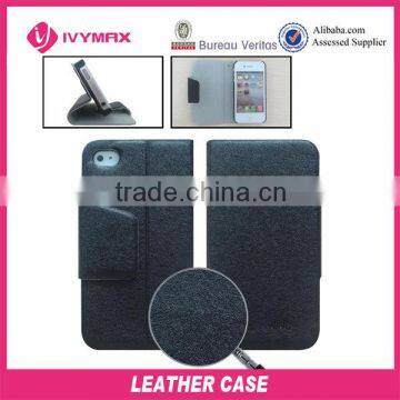 mobile phone accessories for iphone 4 leather case