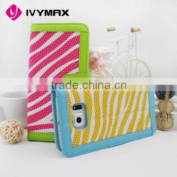 New Colorful Wallet Leather Phone Case for Samsung Galaxy s6 photo-6