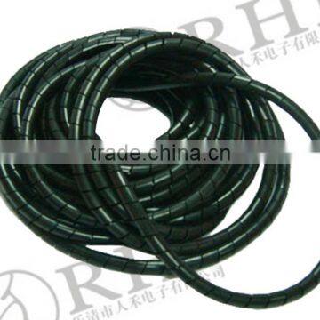 PE Material Plastic Wire & Cable Protection Insulation Spiral Wrap ,Spiral Wrapping,12mm Black Spiral Wrapping Band