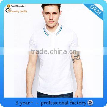 men's slim fit blank polo t shirt