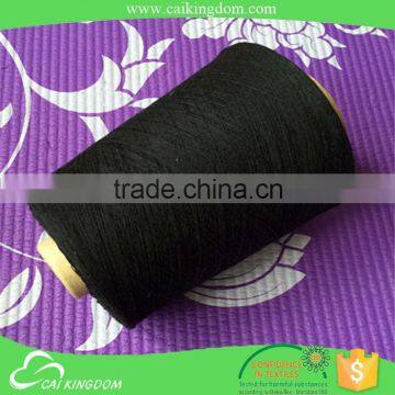 10 production line multi-ply recycled black gloves knitting yarn