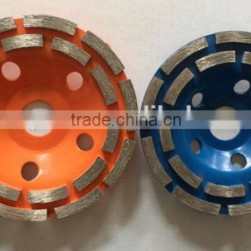 Diamond double rows abrasive stone grinding wheel