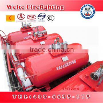 Semi fixed (portable) foam extinguishing device equipment