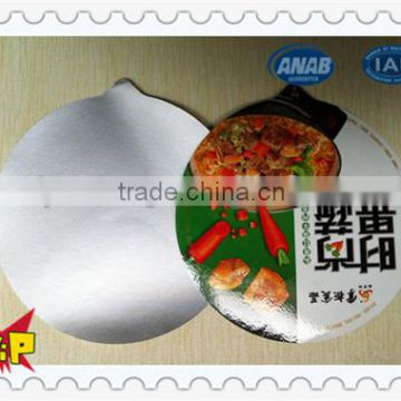 Heat Sealing Aluminum Foil Lids For yogurt