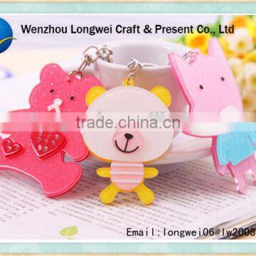 cartoon metal wholesale key ring chain/large key ring/key ring wrench
