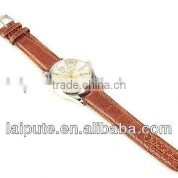 new design 2013 round sport leather boys watch pc movt