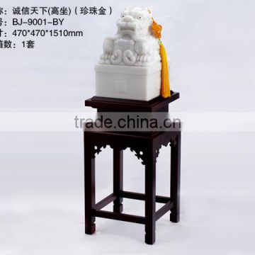 Newest Style imitation jade seal /Resin Crafts