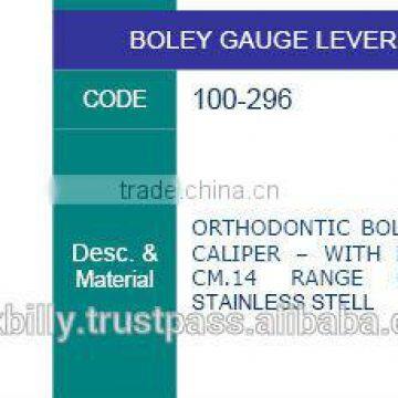 caliper gauge lever lock , dental instruments, dental lab instruments